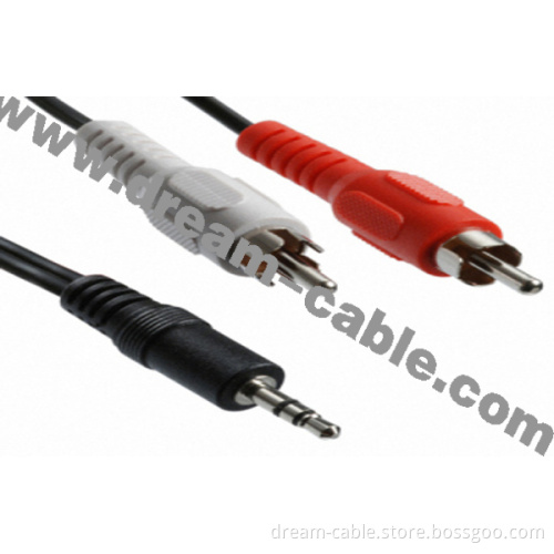 3.5mm Stereo Audio to 2 RCA Cable (YTX103)